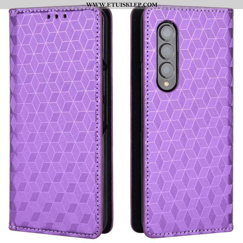 Etui Na Telefon do Samsung Galaxy Z Fold 4 Etui Folio Sześcian 3d